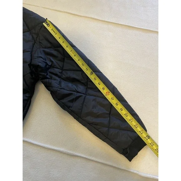 5.11 Tactical Quilted Bomber Jacket Mens Size XL Black Insulated Zip - Picture 6 of 8